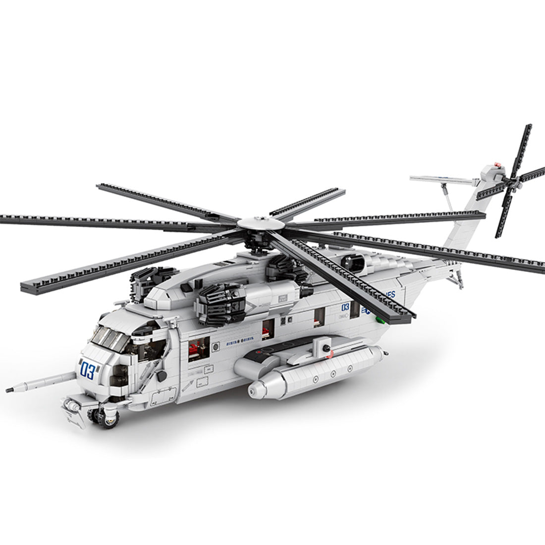 Sikorsky Ch 53E Super Stallion 2192Pcs Compatible Lego Building Kit by Turbo Moc