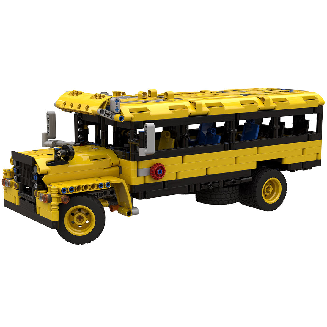 Old School Bus Building 1104Pcs