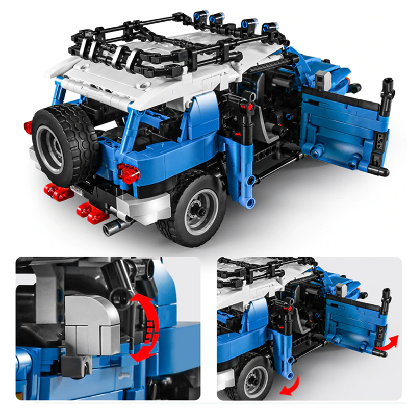 Toyota FJ Cruiser s set, compatible with Lego