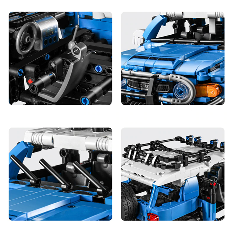 Toyota FJ Cruiser s set, compatible with Lego