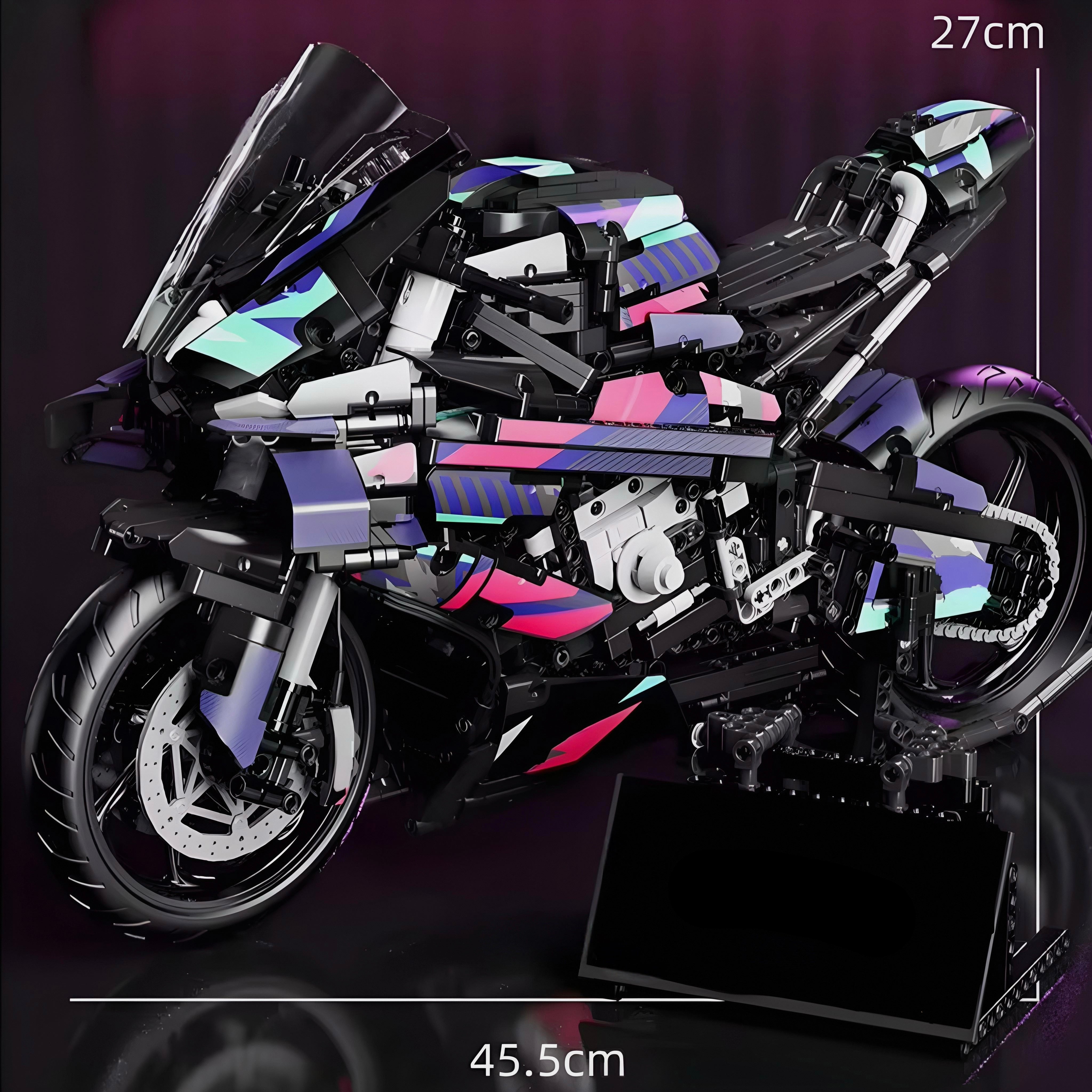 BMW S1000RR Cyberpunk 2078pcs - Building blocks kit - Turbo Moc