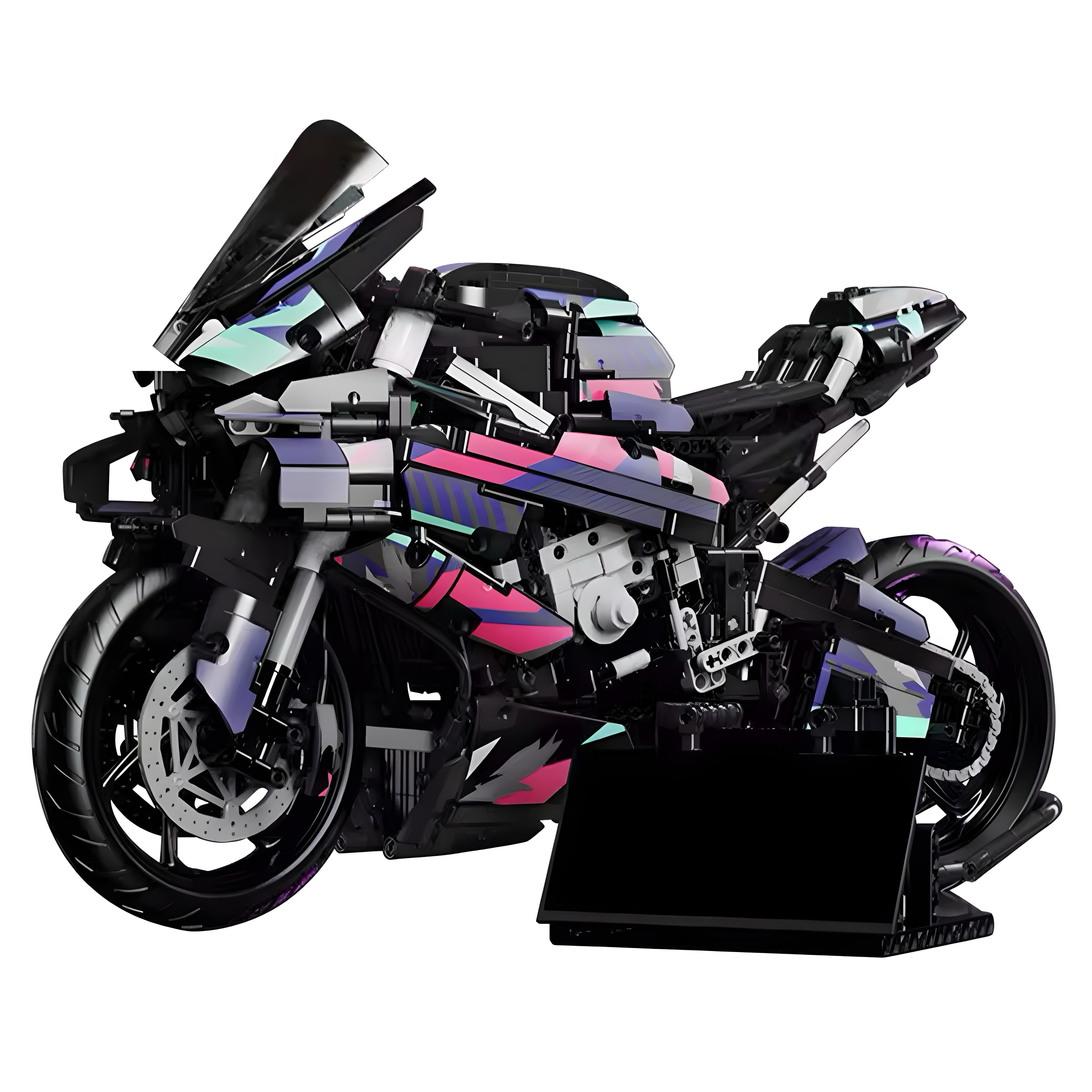 BMW S1000RR Cyberpunk - Building Blocks Set | Turbo Moc