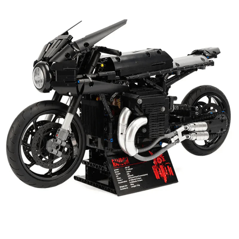 Dark Knight Shadow Bike - Building Blocks Set | Turbo Moc