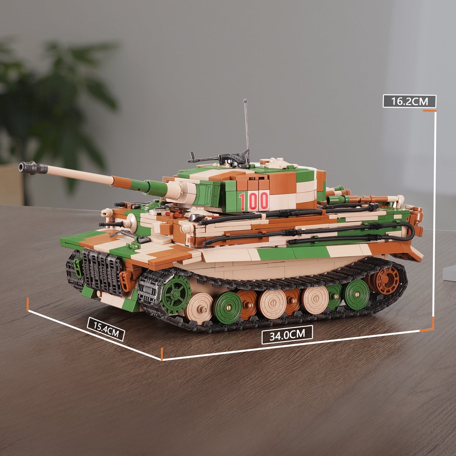 Tiger I Tank - Building Blocks set compatible Lego - Turbo Moc