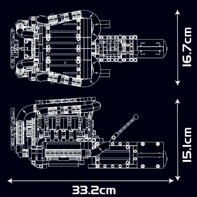 BMW M8 Twin-Turbocharged V8 1169pcs