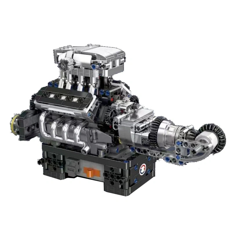 MCL Supercar V8 Engine 737pcs - Building Blocks Set | Turbo Moc