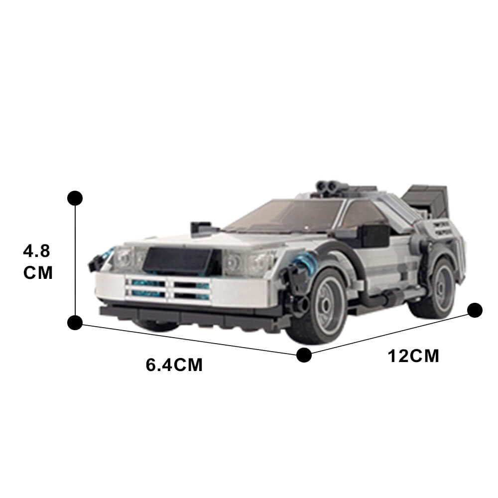 DeLorean Time Machine MOC 389pcs