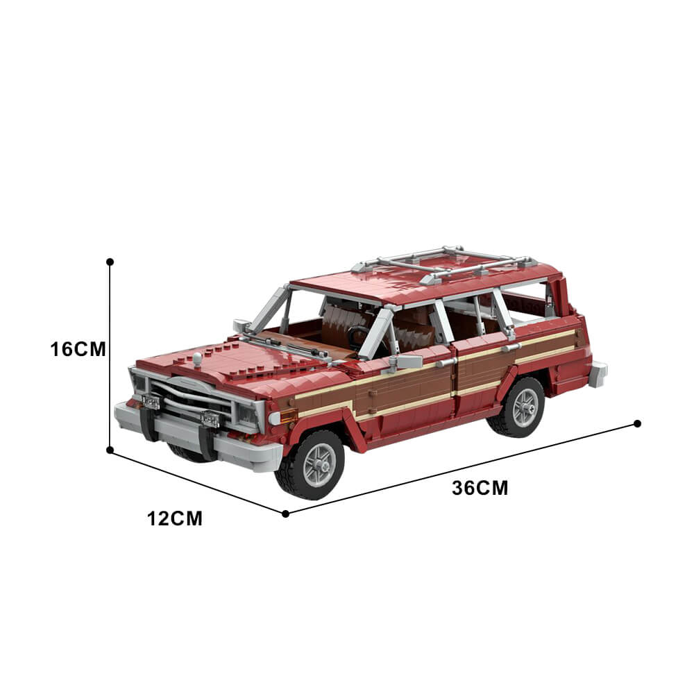 Jeeep Grand Wagoneer - Skyler White's car [Breaking Bad] MOC 1847pcs