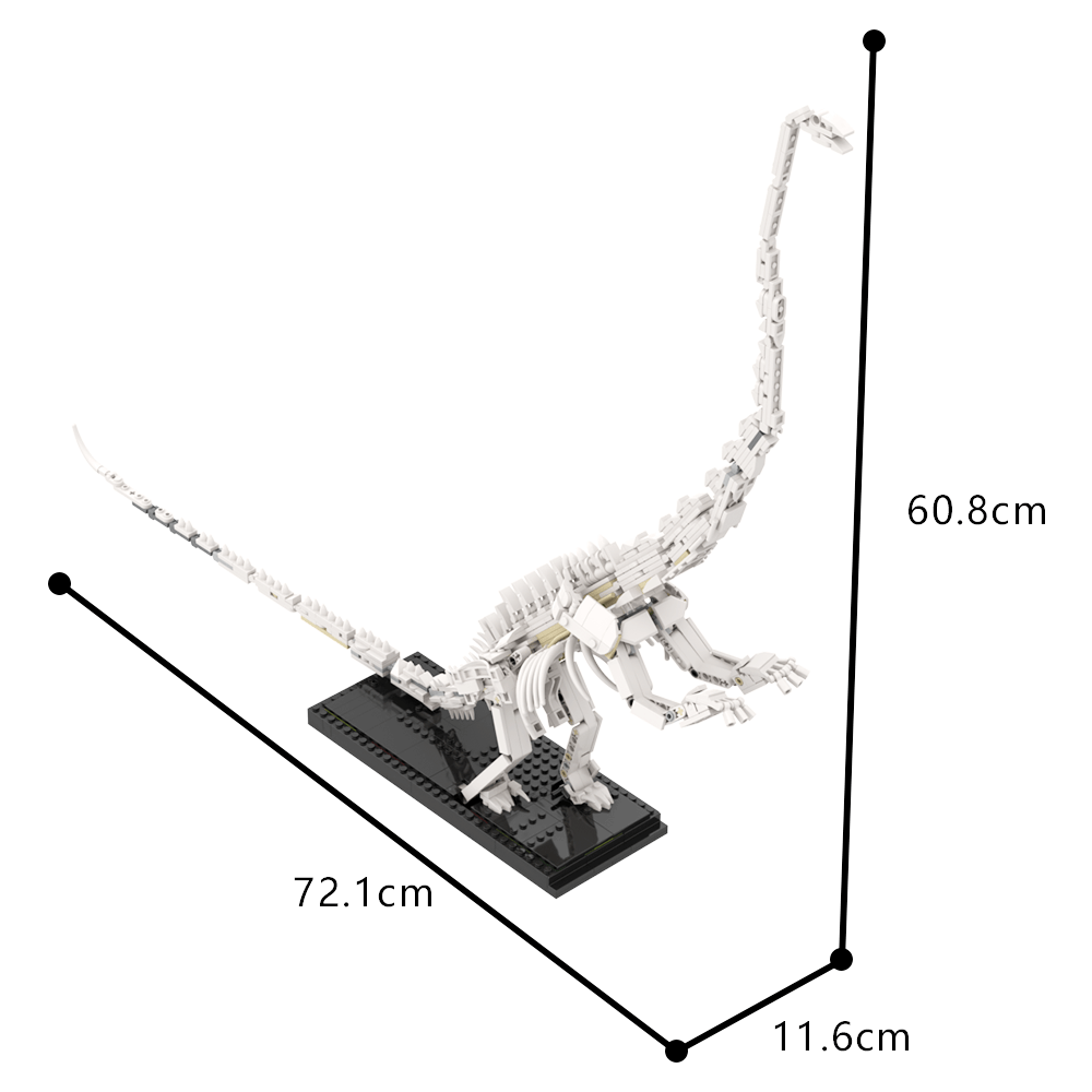 21320: Barosaurus Skeleton MOC 713pcs