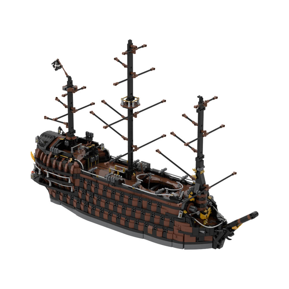 Brown Pirate Ship MOC 6331pcs