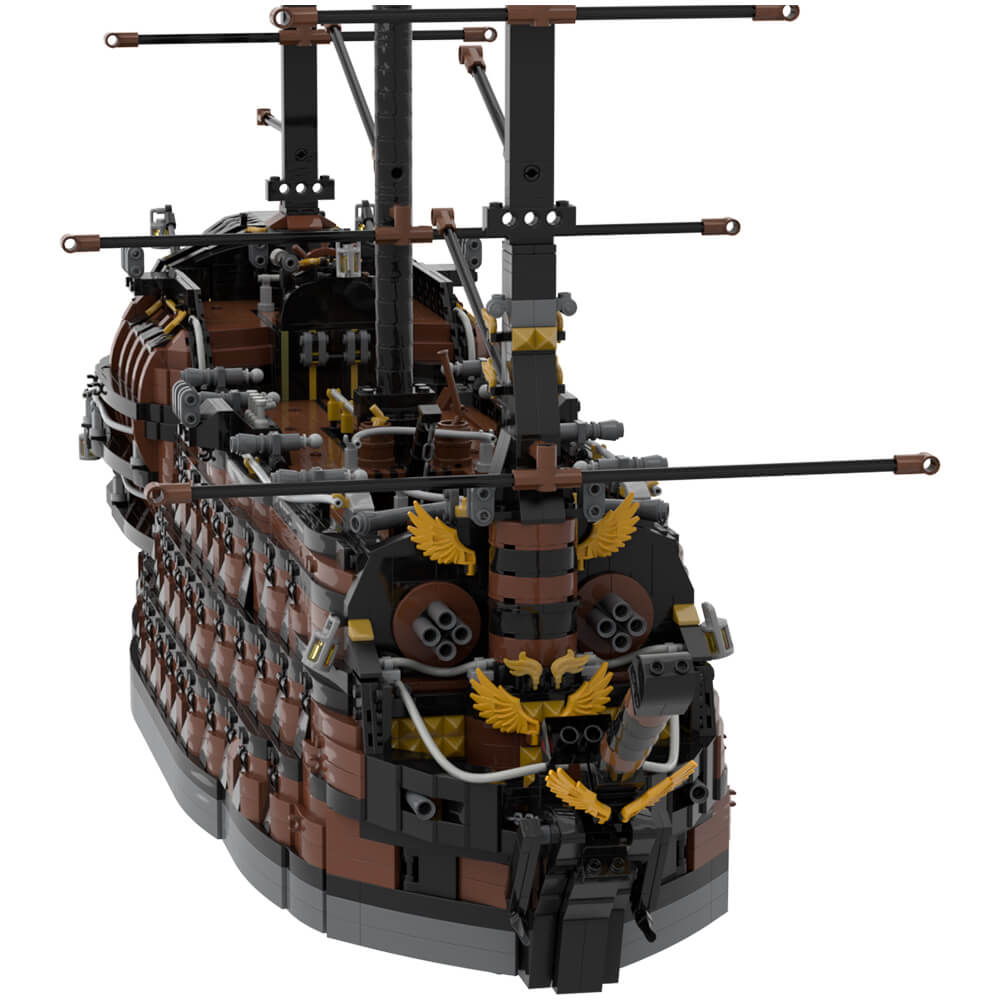 Brown Pirate Ship MOC 6331pcs