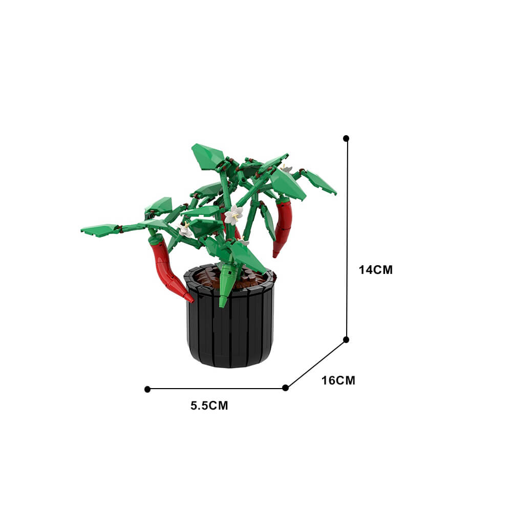 Chili Plant MOC 512pcs