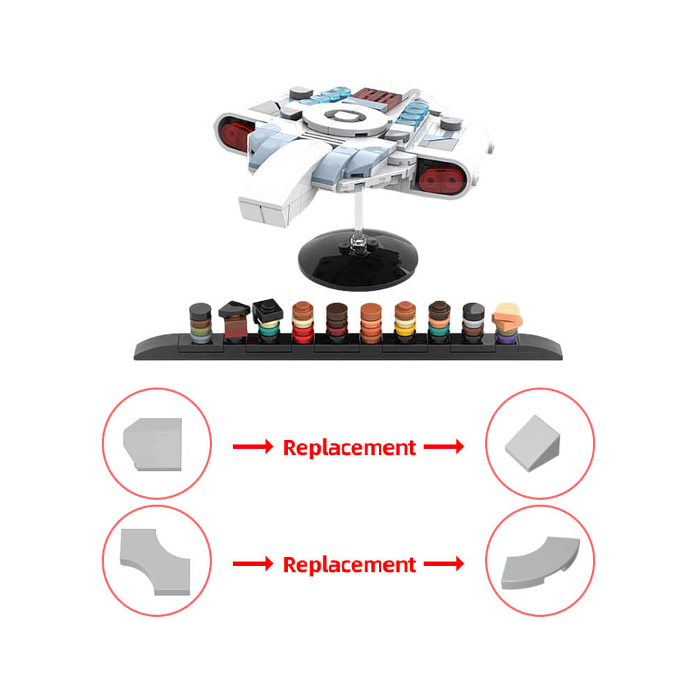 Star Trek: Deep Space Nine (Ds9) — US's Defiant MOC 240pcs