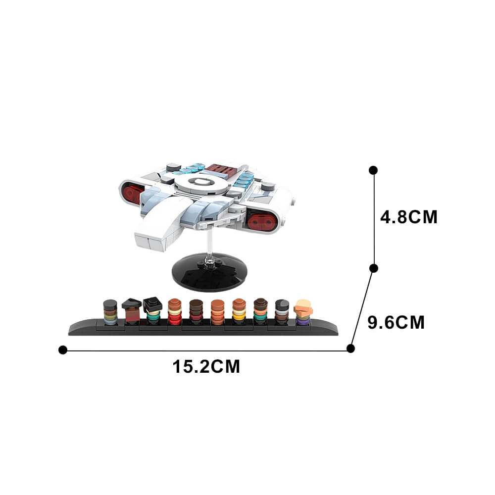 Star Trek: Deep Space Nine (Ds9) — US's Defiant MOC 240pcs