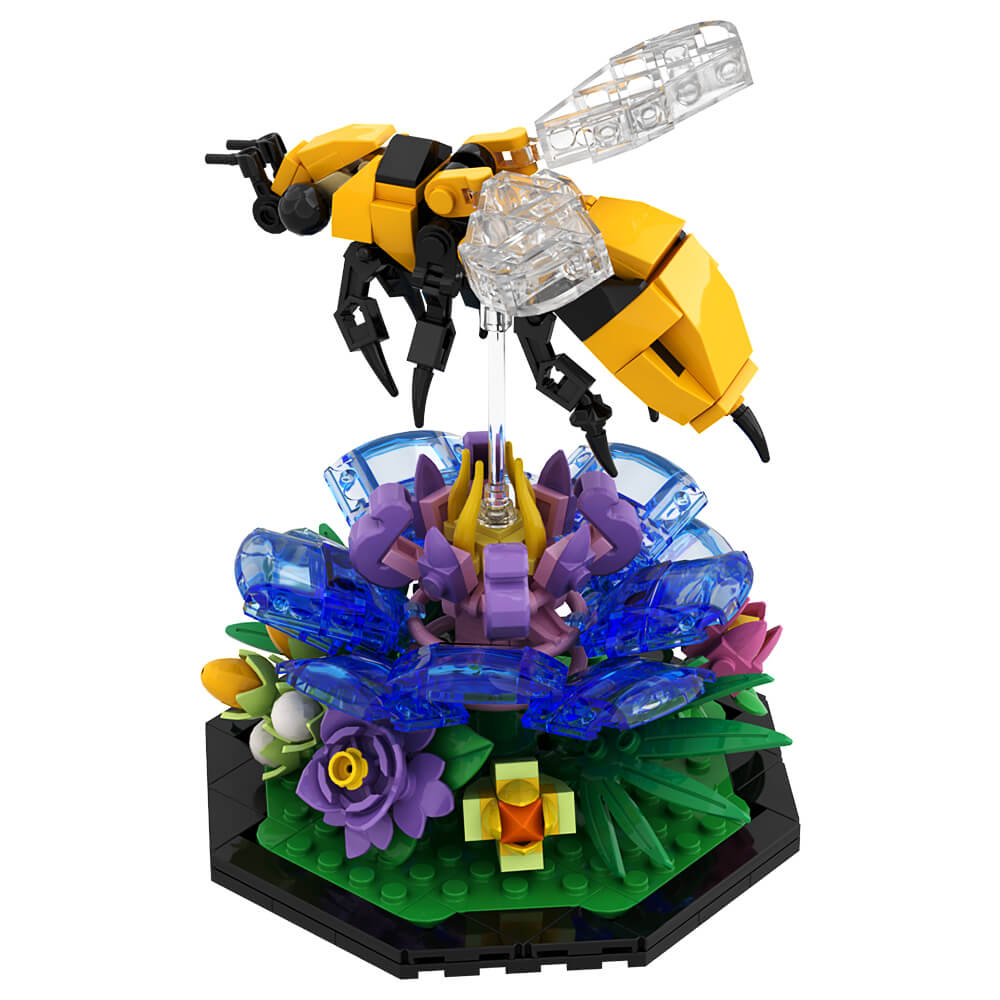 Bee / Butterfly / Dragonfly Garden Insect MOC 900pcs