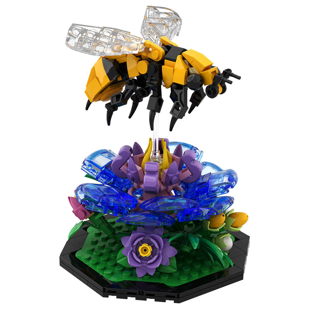 Bee / Butterfly / Dragonfly Garden Insect MOC 900pcs