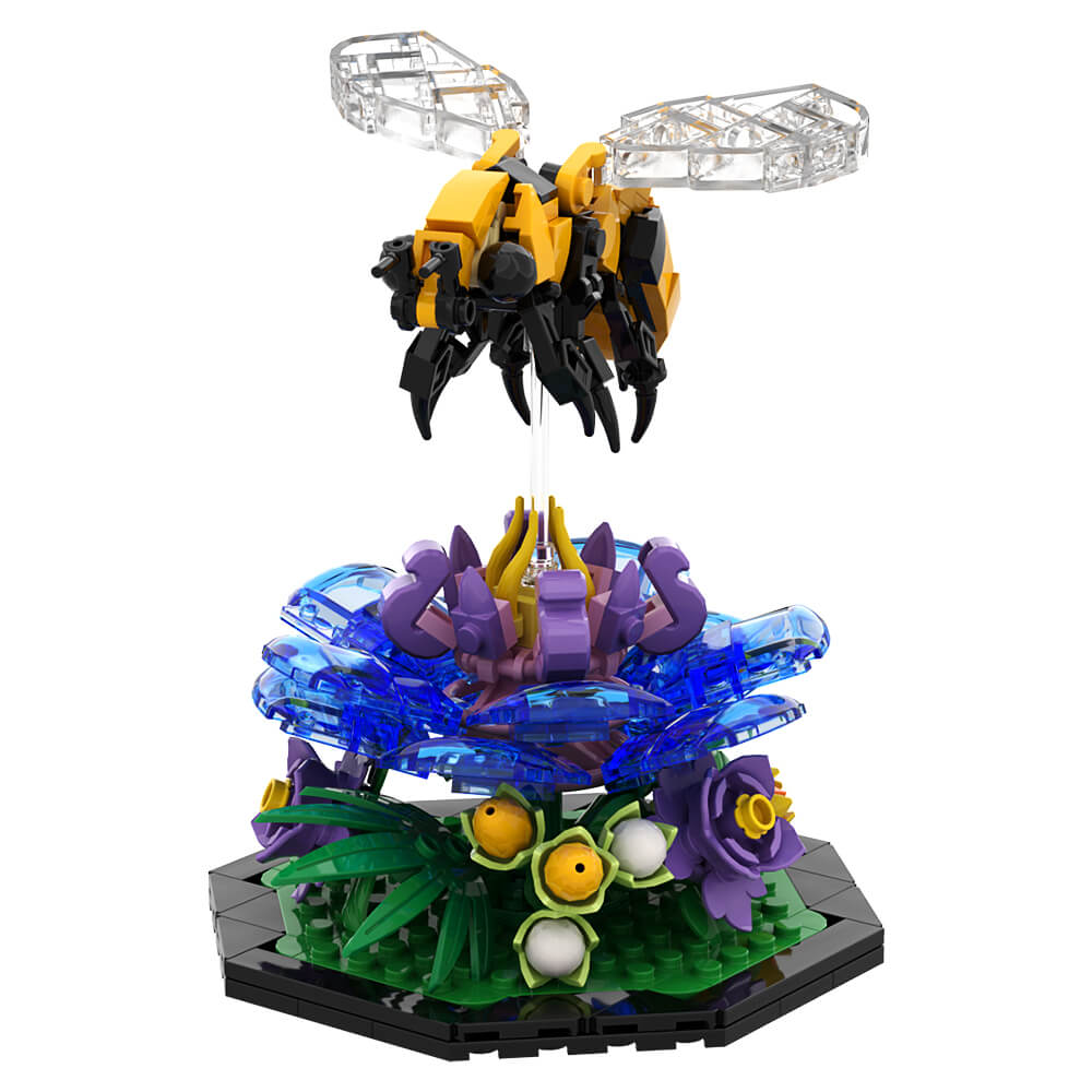 Bee / Butterfly / Dragonfly Garden Insect MOC 900pcs