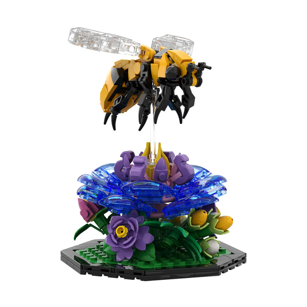 Bee / Butterfly / Dragonfly Garden Insect MOC 900pcs