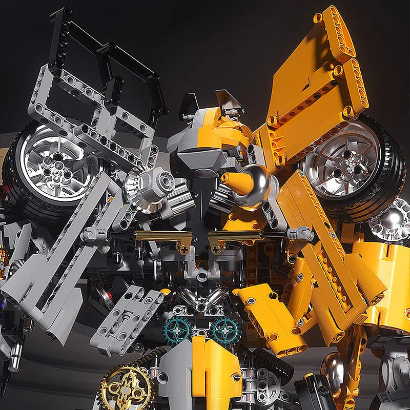 Mech Metamorphic Bumblebee Robot Bricks Toy - Building Blocks set compatible Lego - Turbo Moc