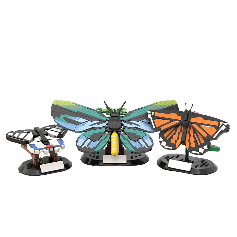 Iconic Butterflies MOC 943pcs - Building blocks set - Turbo Moc