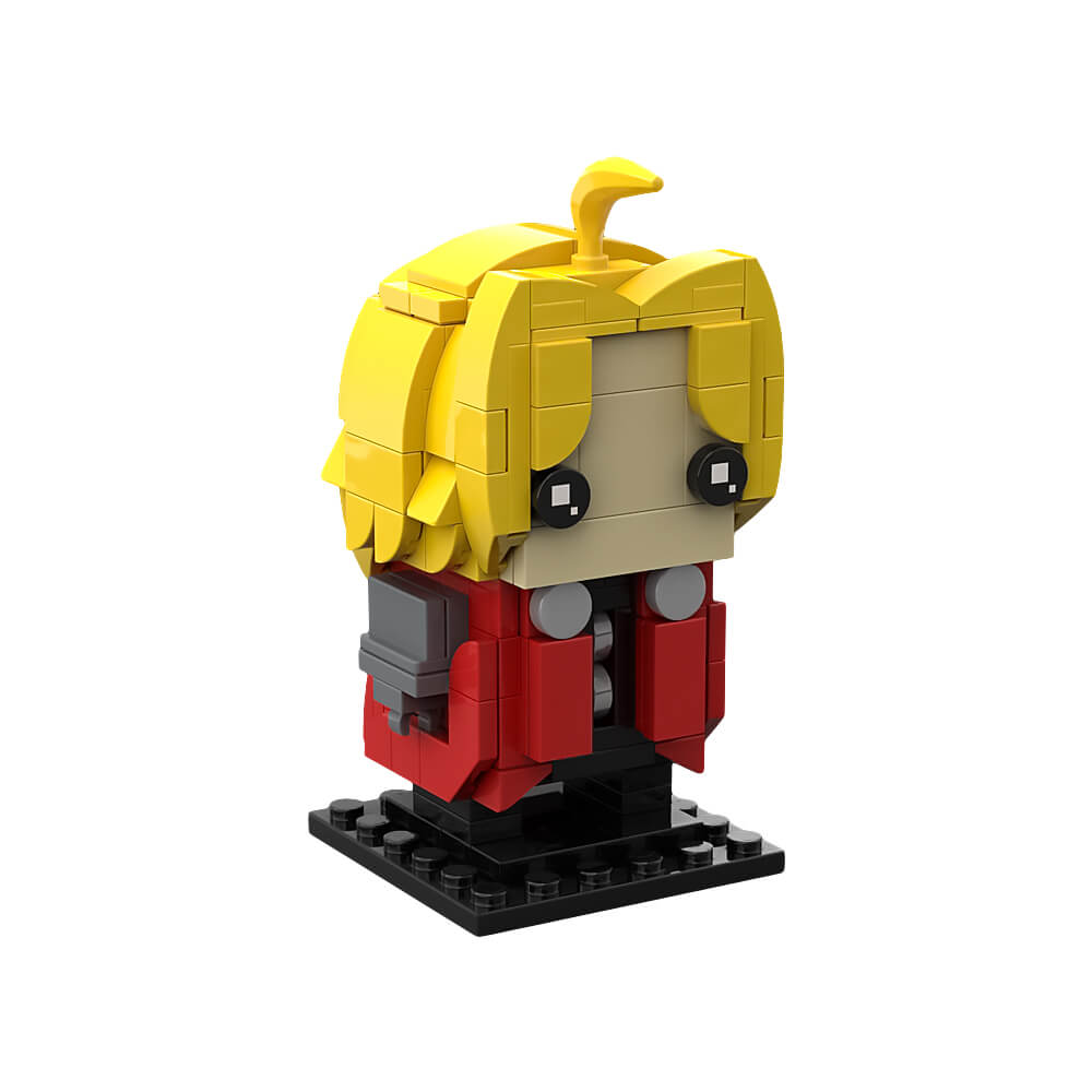 Fullmetal Alchemist: Edward 'ED' Elric Brickheadz MOC 185pcs - Building blocks set - Turbo Moc