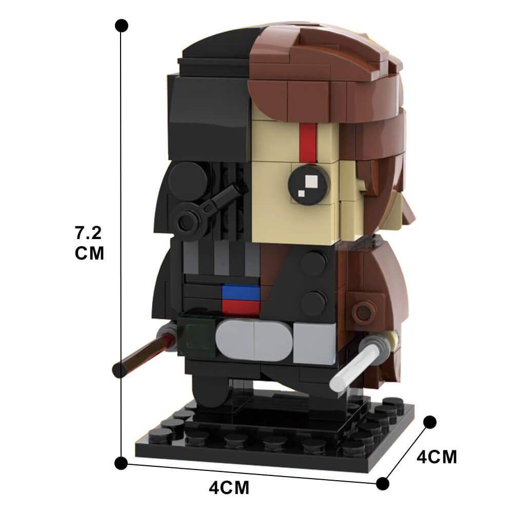 Vader / Anakin Skywalker Brickheadz Space War MOC 191pcs