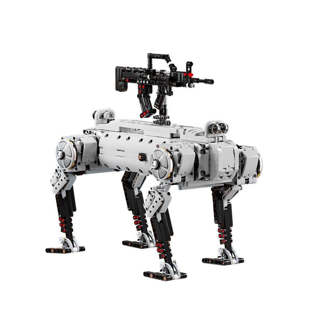 Unitree Go1 Robot Dog Military 1613pcs - Lego compatible building blocks kit - Turbo Moc