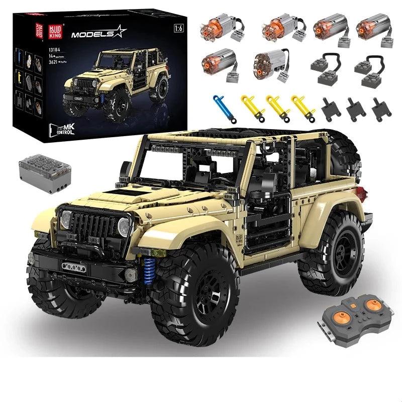 Jeep Wrangler Sport Mojave s set, compatible with Lego
