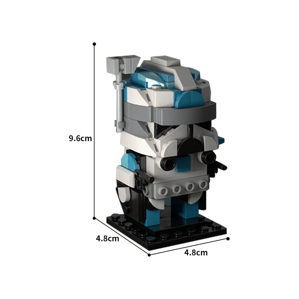 Lieutenant Crash Brickheadz Space War MOC 178pcs