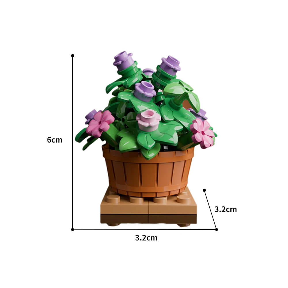 Flowerpot MOC 55pcs