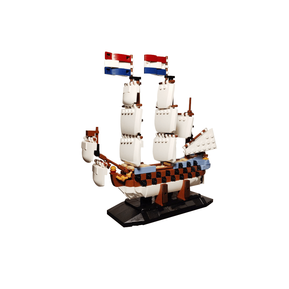 Model Ship Of The Zeven Provinciën MOC 542pcs - Building blocks set - Turbo Moc