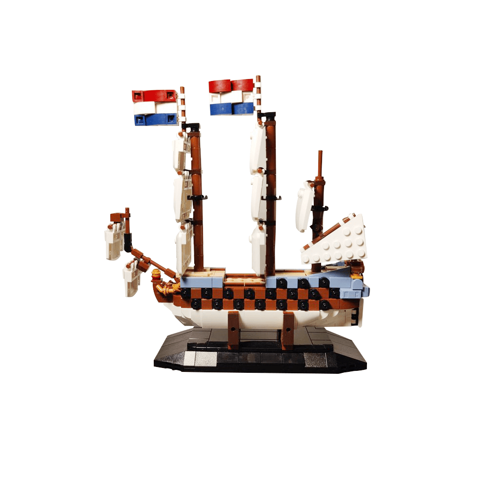 Model Ship Of The Zeven Provinciën MOC 542pcs