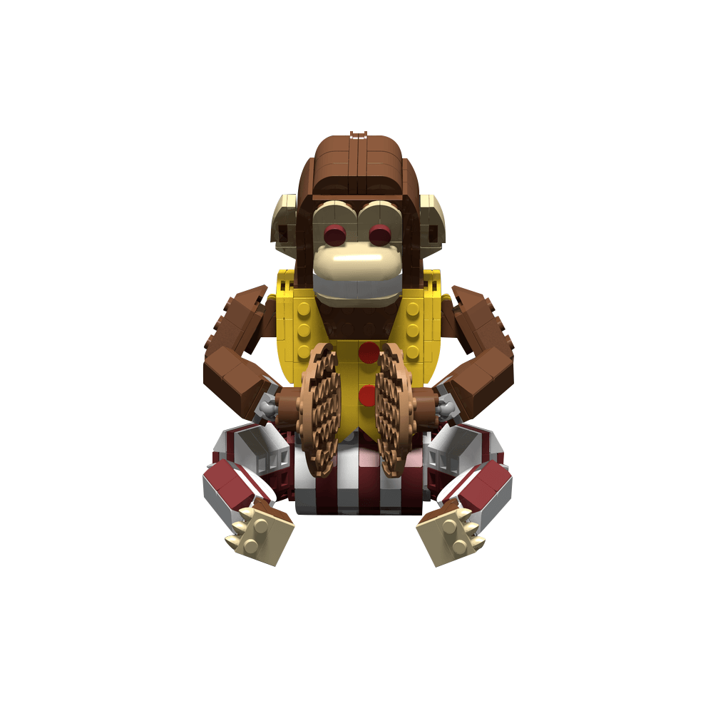 Cymbals Monkey (From Fellout) MOC 417pcs