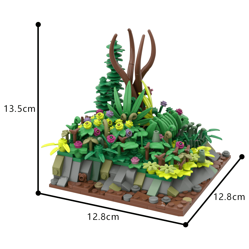 Landscape Plant MOC 816pcs