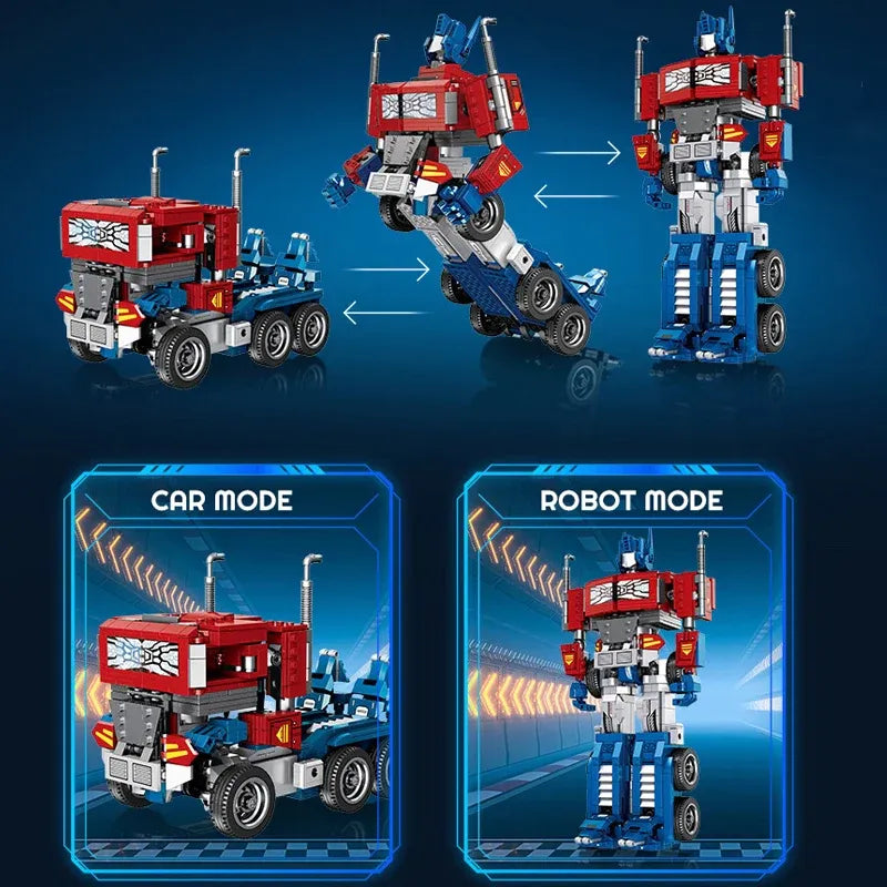 Movie Ideas Transform Optimus Prime Robot Bricks Toy - Building Blocks set compatible Lego - Turbo Moc