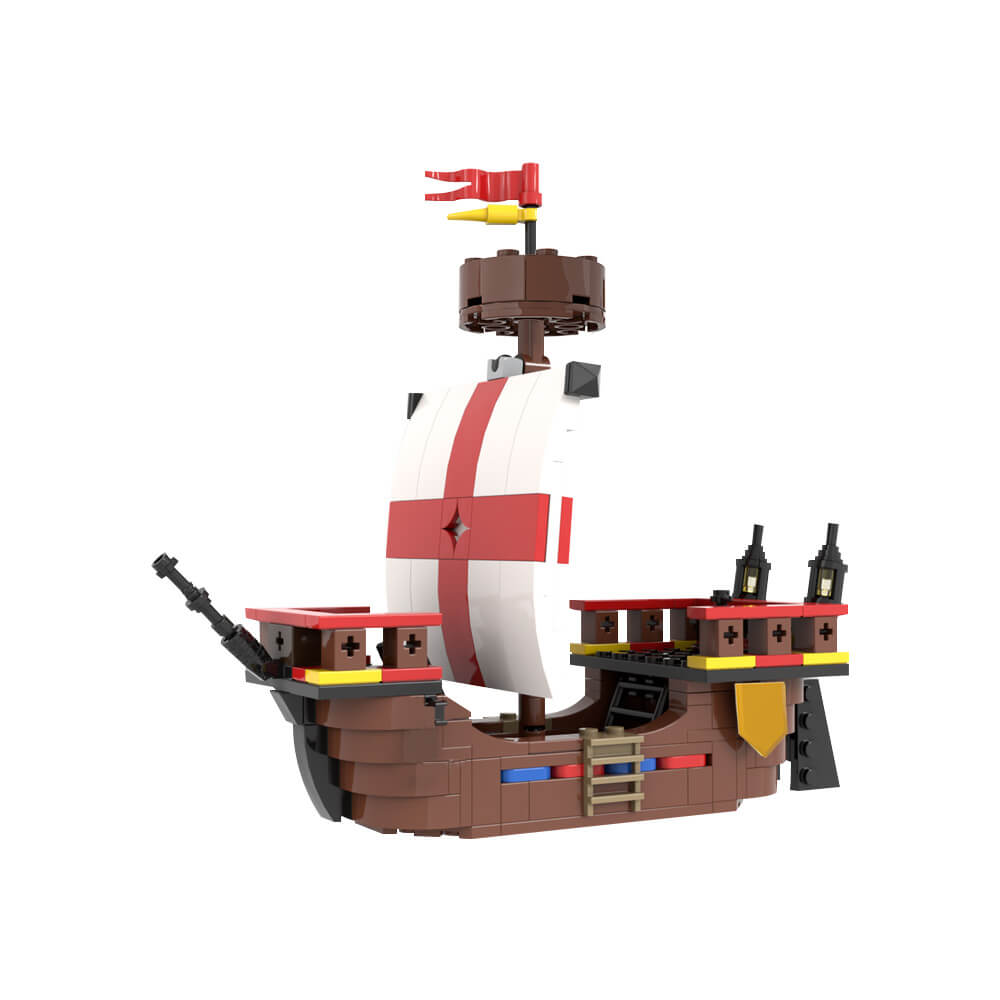 Medieval Ship MOC 252pcs - Building blocks set - Turbo Moc