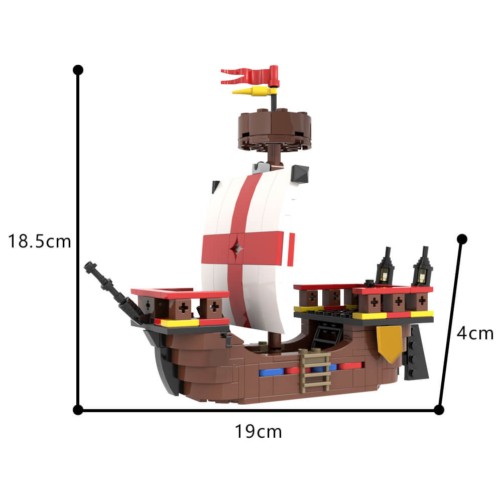 Medieval Ship MOC 252pcs