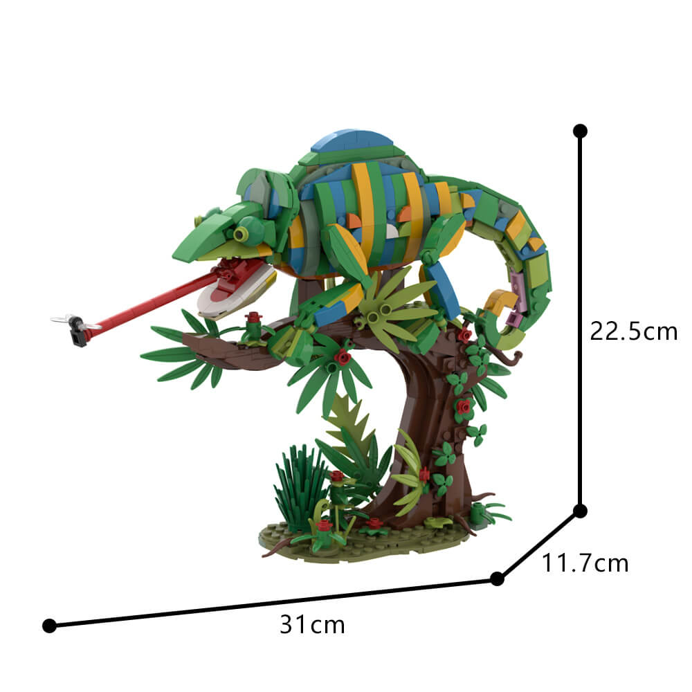 Chameleon MOC 544pcs