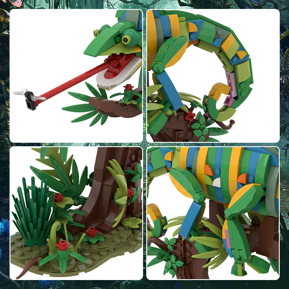 Chameleon MOC 544pcs