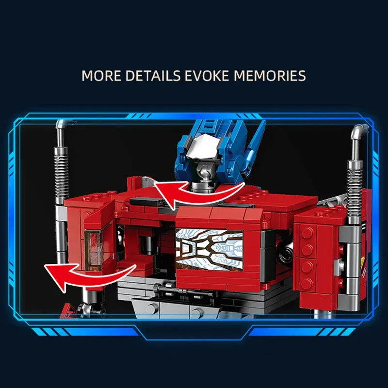 Movie Ideas Transform Optimus Prime Robot Bricks Toy - Building Blocks set compatible Lego - Turbo Moc