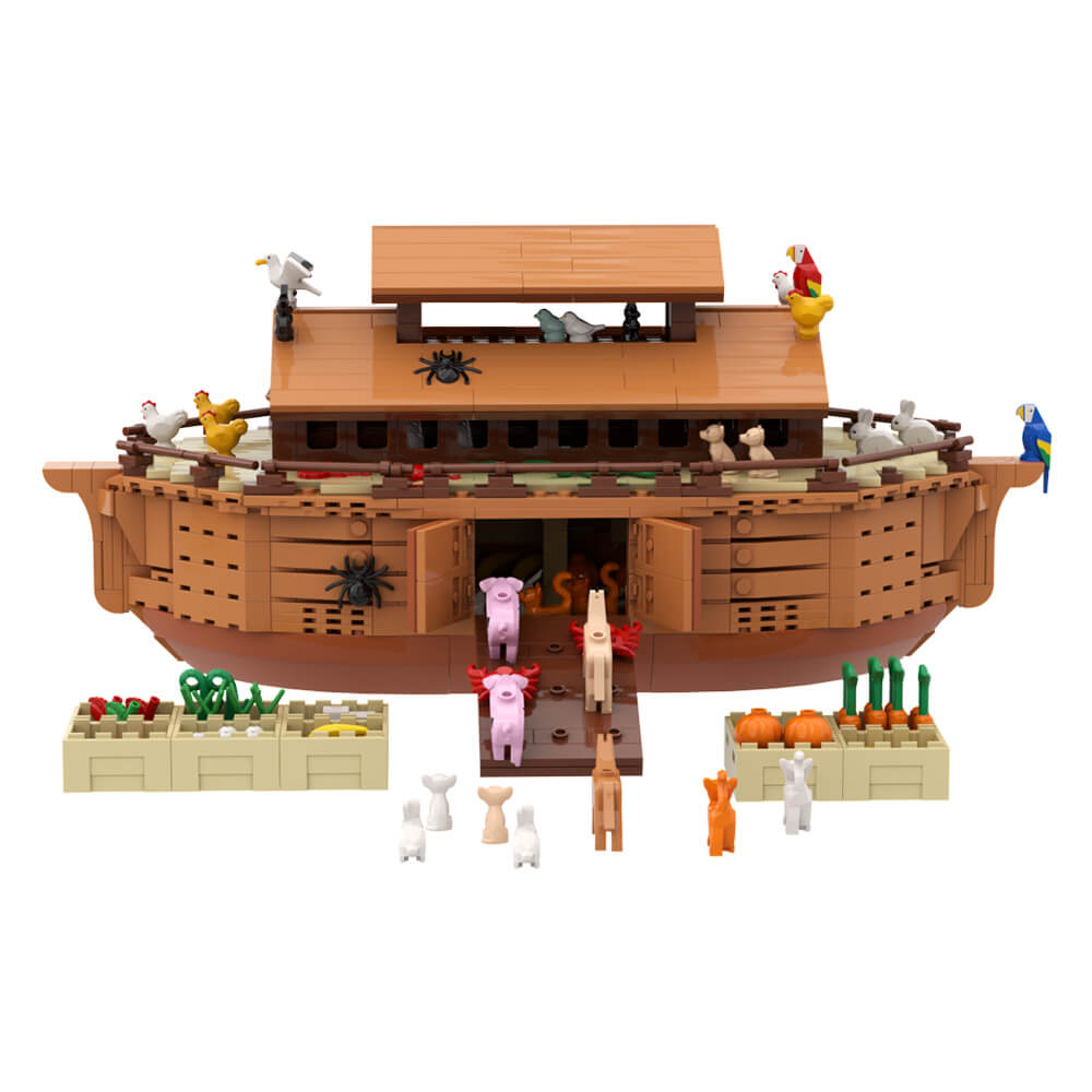 Noah's Ark with Animals MOC 946pcs