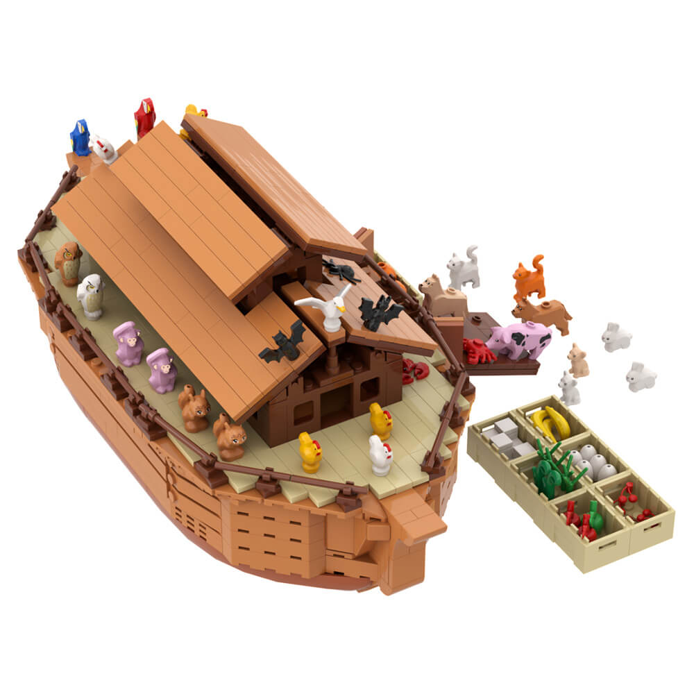 Noah's Ark with Animals MOC 946pcs