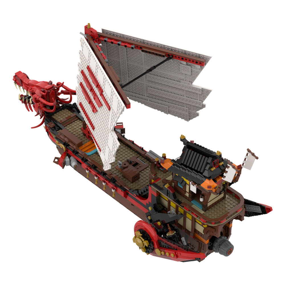 Legacy Destiny'S Bounty Ship MOC 3089pcs