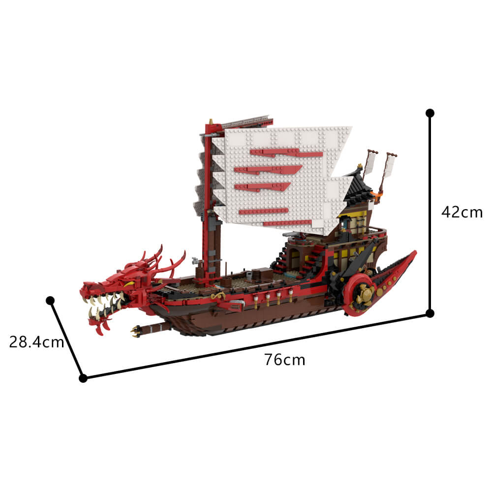 Legacy Destiny'S Bounty Ship MOC 3089pcs