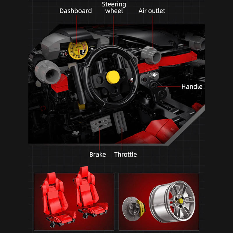 Ferrari Laferrari 4738pcs