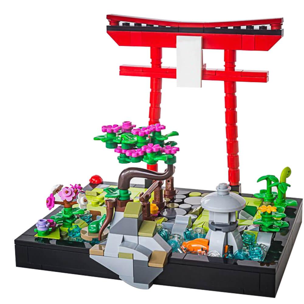 Japanese garden for Brickheadz MOC 349pcs