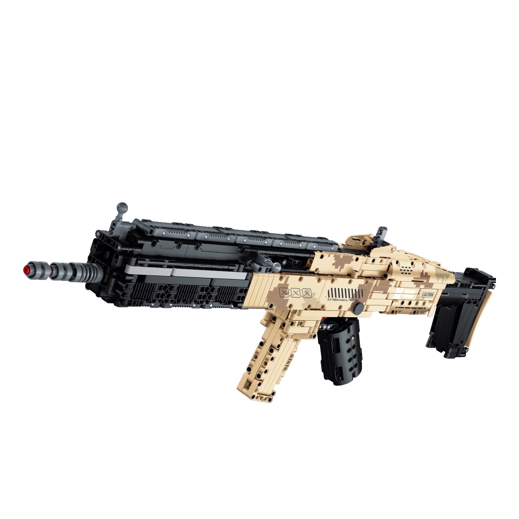 Scar Automatic Rifle - Building Blocks set compatible Lego - Turbo Moc