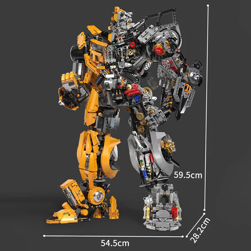 Mech Metamorphic Bumblebee Robot Bricks Toy - Building Blocks set compatible Lego - Turbo Moc