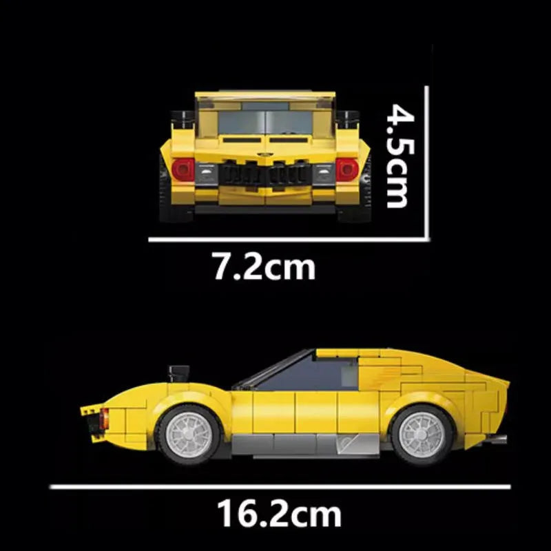 Mini Lamborghini Miura - Building Blocks set compatible Lego - Turbo Moc