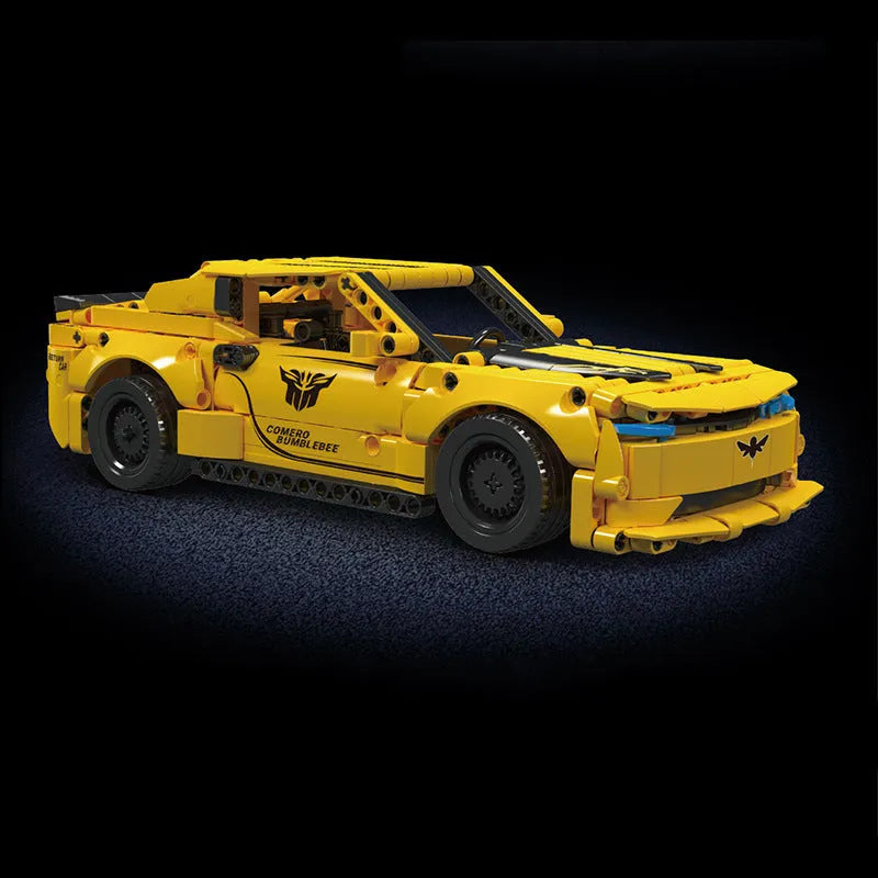 Mini Chevrolet Camaro Bumblebee - Building Blocks set compatible Lego - Turbo Moc